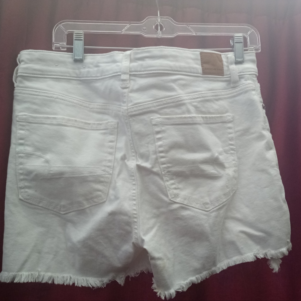 American Eagle white cut off shorts - Picture 2 of 6